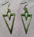 Tribal arrow head earings