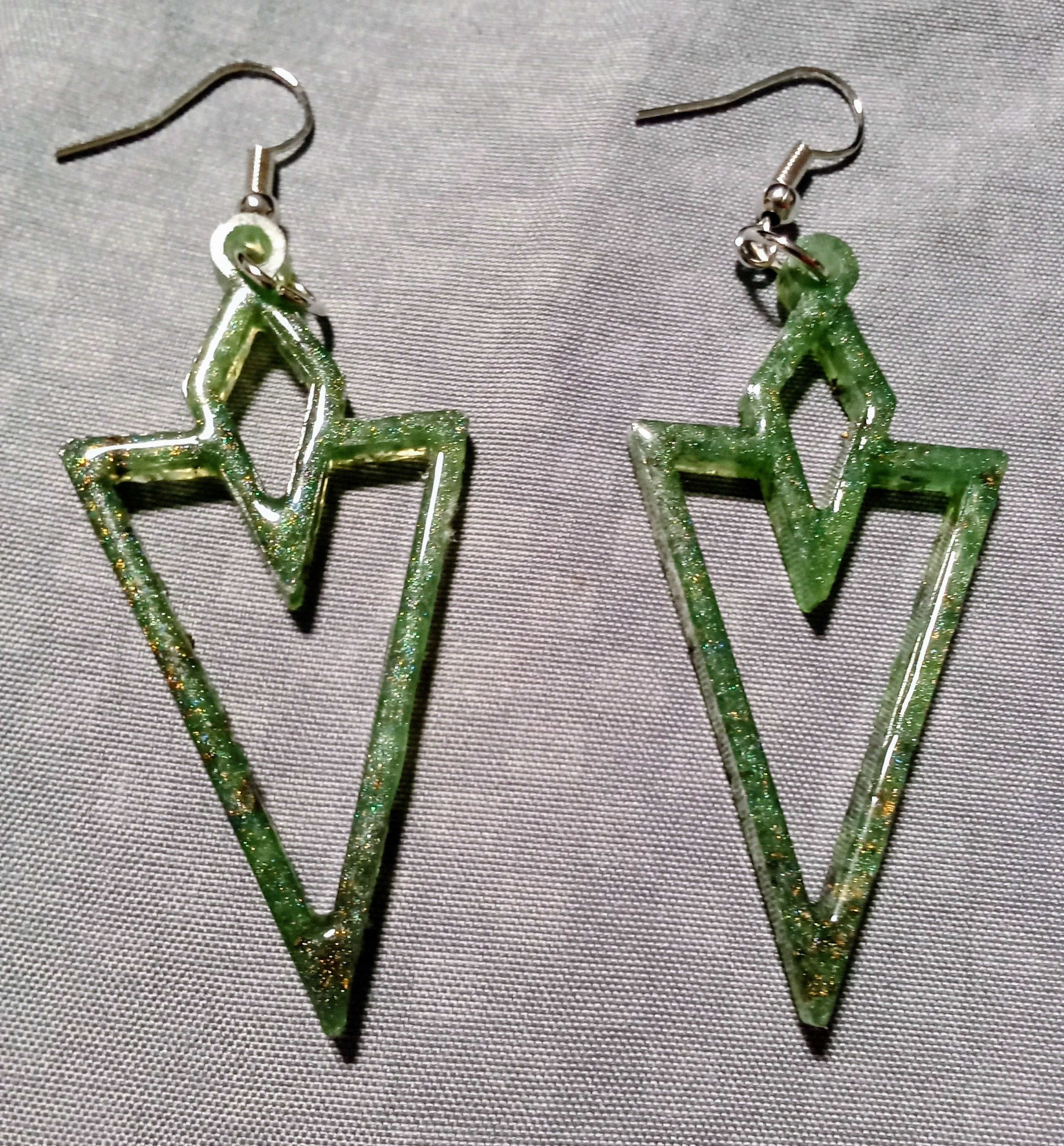 Tribal arrow head earings